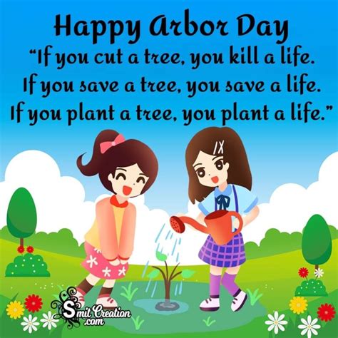 Happy Arbor Day Wishes, Messages, Quotes, Slogans Images - SmitCreation.com