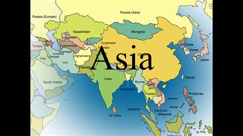 10 Largest Countries in Asia - YouTube