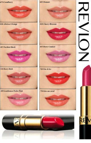 Revlon Super Lustrous Lipstick - Your Choice from 96 Different Shades | eBay | Revlon super ...