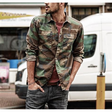 Camouflage Shirt #menstyle #fashionmen #streetfashionmen #clothesmens # ...