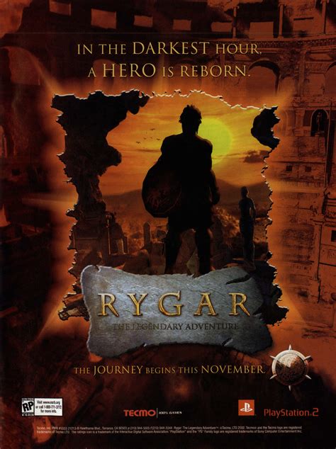 Rygar - The Legendary Adventure PSX cover