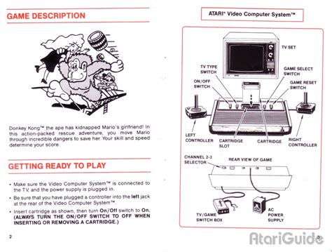 Atari 2600 VCS Donkey Kong : scans, dump, download, screenshots, ads, videos, catalog ...