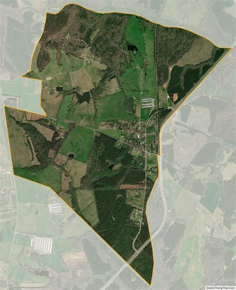 Map of Mountville CDP, South Carolina