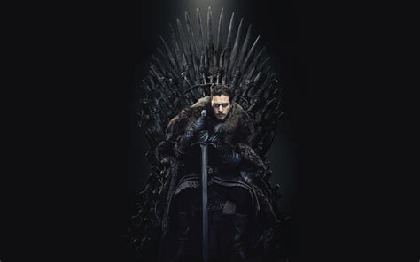 1680x1050 Jon Snow in The Iron Throne 1680x1050 Resolution Wallpaper, HD TV Series 4K Wallpapers ...