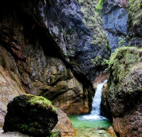 Ravine stock photo. Image of cliff, ravine, alps, salzburg - 14277038