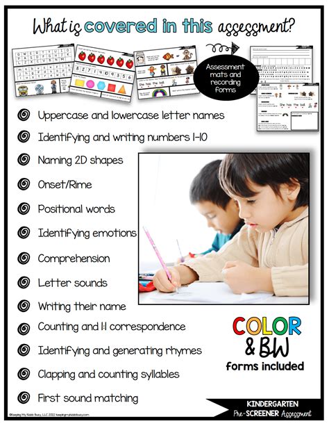 Kindergarten Roundup Orientation - FREE FORMS AND ACTIVITIES — Keeping My Kiddo Busy