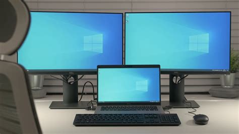 Laptop and Two Monitors - No Dock Required - YouTube