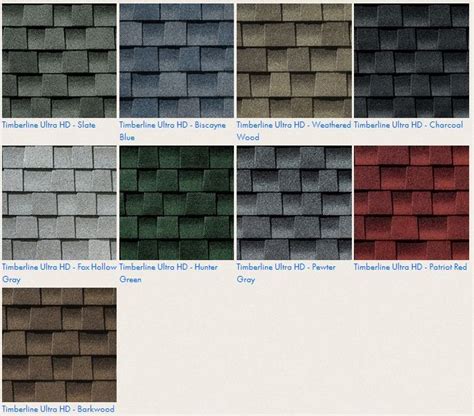 GAF Timberline Ultra HD #roof shingle colors | Roof shingle colors, Shingle colors, Shingling