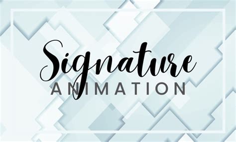 Create handwritten style animated signatures for signature animation by ...