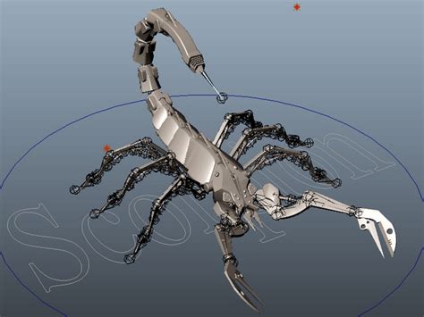 Robot Scorpion Rig 3d model Autodesk FBX,Maya,Object files free download - CadNav