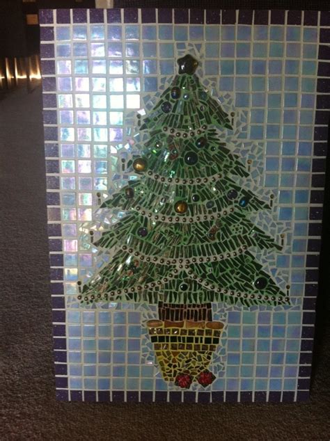 Mosaic Christmas Tree · A Piece Of Mosaic Art · Mosaic on Cut Out + Keep