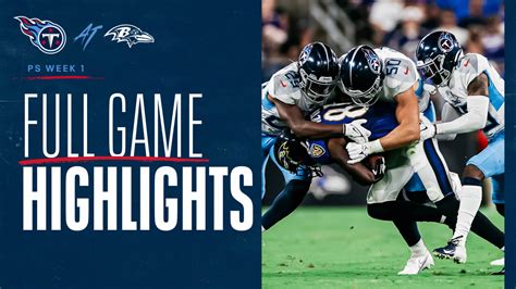 Titans vs. Ravens Highlights Preseason Week 1 | In-Game Highlights