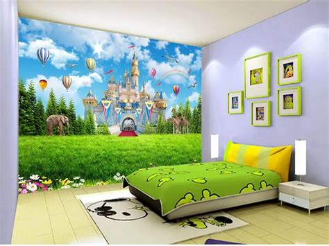 3d wallpaper custom photo wallpaper kids room mural castle hot air ...