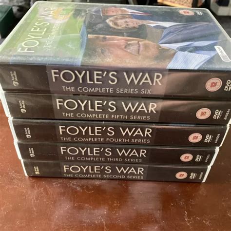 FOYLE'S WAR SERIES 2-6 Complete DVD Box Sets 928G £14.99 - PicClick UK