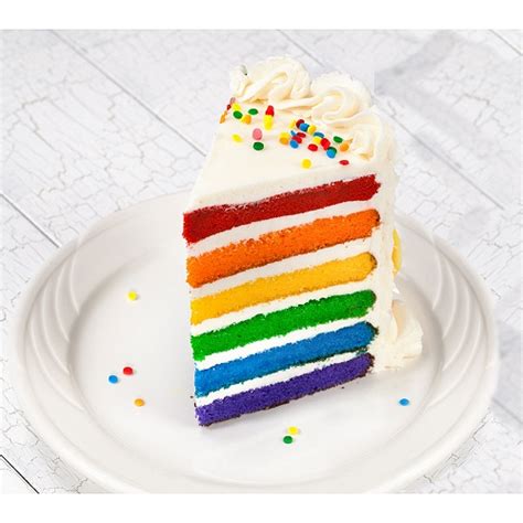 Fresh Bake Shop Rainbow Layer Cake, 8 oz