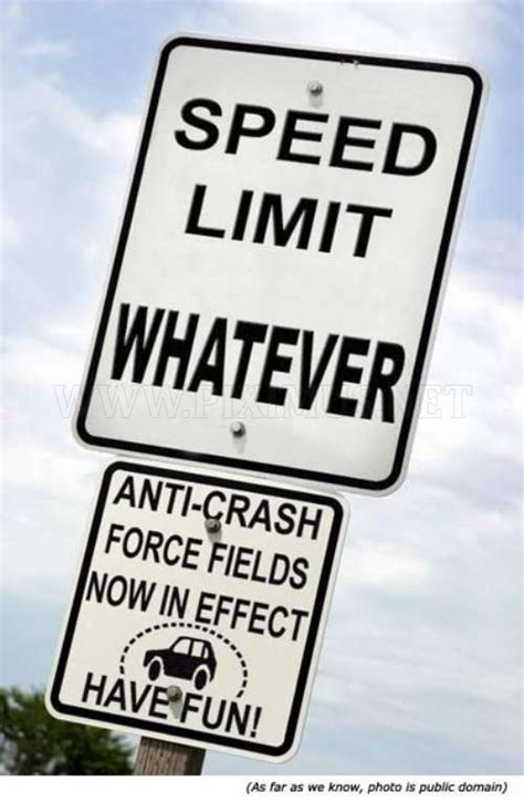 Funny speed limits signs | Fun