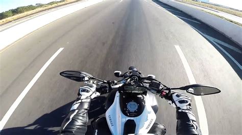 Yamaha MT-07 Top Speed 227 km/h - Brasil - YouTube