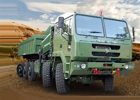 Indian Army to receive 81 Ashok Leyland 10x10 Super Stallion trucks