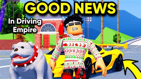 GOOD NEWS FOR DRIVING EMPIRE! - YouTube