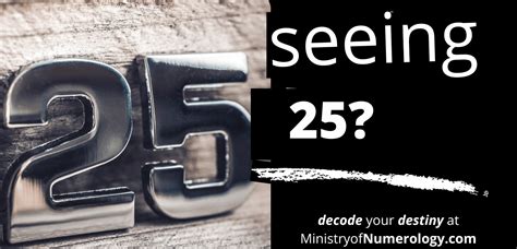 25 Angel Number: Meaning, Significance & Symbolism | Ministry Of Numerology - By Johanna Aúgusta