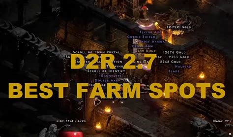 Top 10 D2R 2.7 Best Solo Farming Spots for High Runes, Gems, Uniques, Rarest Items in Season 4