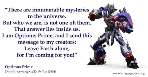 Optimus Prime Quotes - ShortQuotes.cc