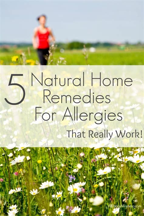 5 Natural Home Remedies for Allergies that Really Work- All Things Mamma