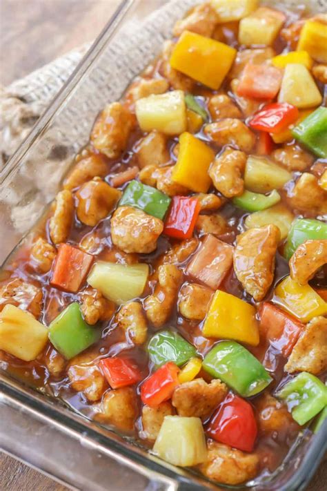 Baked Sweet and Sour Chicken | Lil' Luna