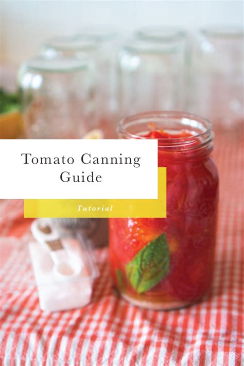 TUTORIAL // A GUIDE TO CANNING TOMATOES | Closet Core Patterns