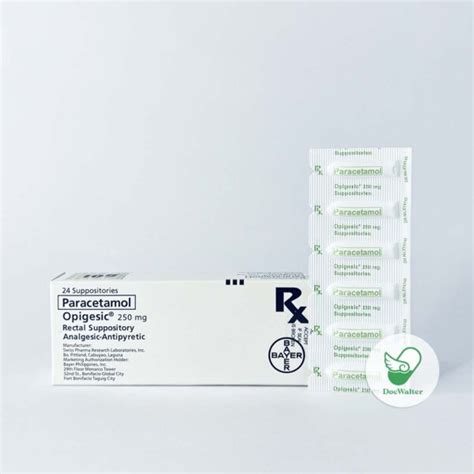 Opigesic® (Paracetamol 250mg) – DocWalter Pharmacy