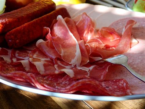 Free Images : dish, food, cooking, produce, breakfast, snack, eat, cuisine, prosciutto, sausage ...