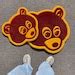 Custom Kanye West College Dropout Bear Logo Design Tufted Fluffy Rugs ...