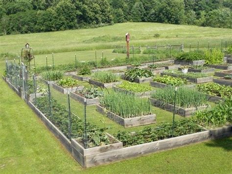 15+ Lovely Homestead Farm Garden Layout Ideas