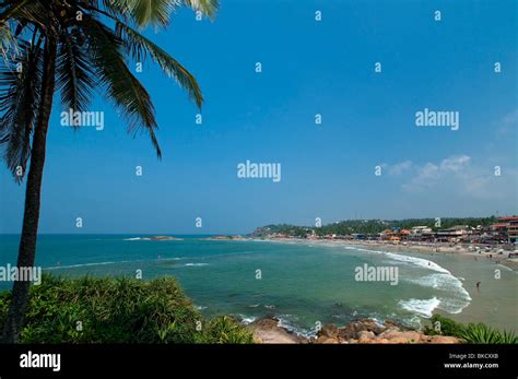 Overview kovalam beach kerala india hi-res stock photography and images ...