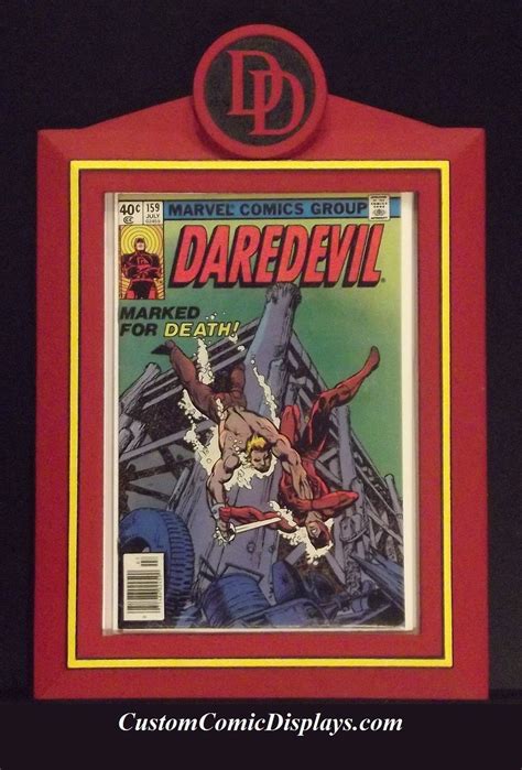 Custom DAREDEVIL "Premier Series" Comic Book Display Frame (DD #159 -2nd Frank Miller) Visit ...