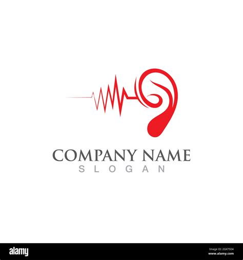 ear logo and symbol vector image Stock Vector Image & Art - Alamy