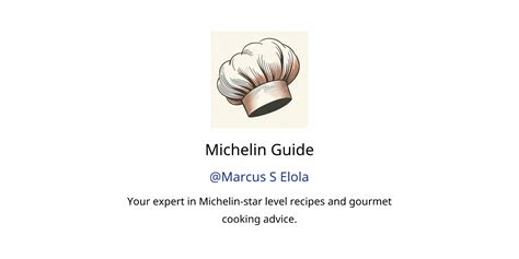 Michelin Guide GPTs features and functions, examples and prompts | GPT ...