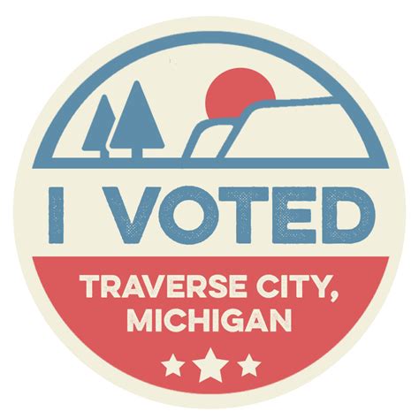 I Voted Sticker Designs | City of Traverse City