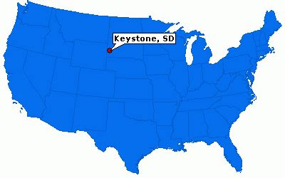 Keystone, South Dakota - Map Locator