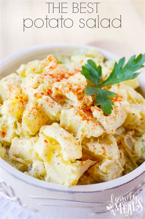 THE BEST POTATO SALAD RECIPE - Family Fresh Meals