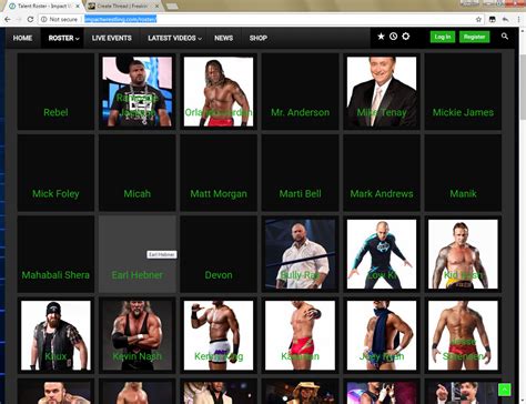 TNA's roster page is the most TNA thing ever. | Freakin' Awesome ...