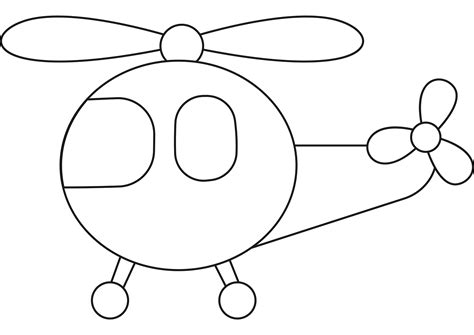 Helicopter Printable Template | Free Printable Papercraft Templates