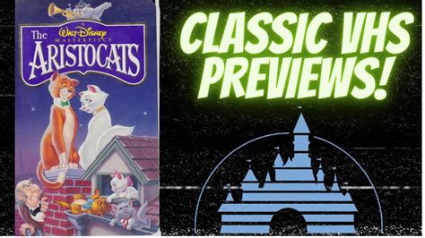 Opening To Walt Disney Home Video Aristocats -1996 VHS (Full HD) - YouTube