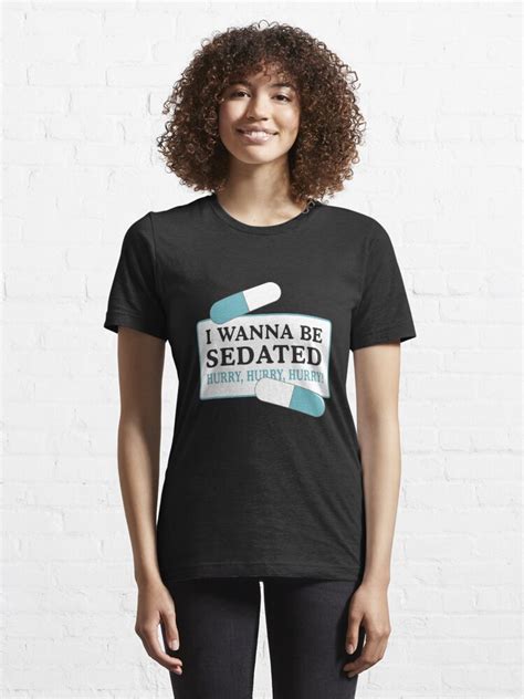 "Wanna be sedated" T-shirt for Sale by Jeanne-LMBB | Redbubble | ramones t-shirts - punk t ...