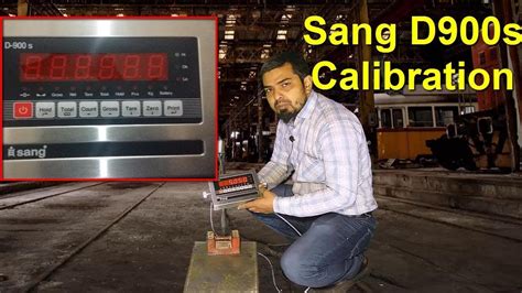 Sang D900s Calibration - Weighing scale Calibration | Calibration | Weighing Scale - YouTube