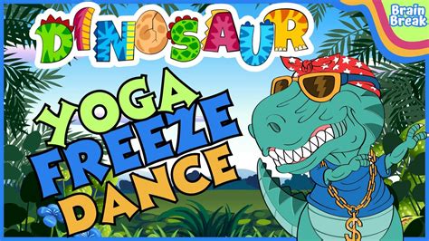 Dinosaur Yoga Freeze Dance | Brain Break | Workout for Kids | GoNoodle inspired | Yoga for Kids ...