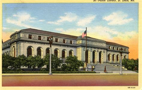 Library Postcards: Public Library, St. Louis, Missouri