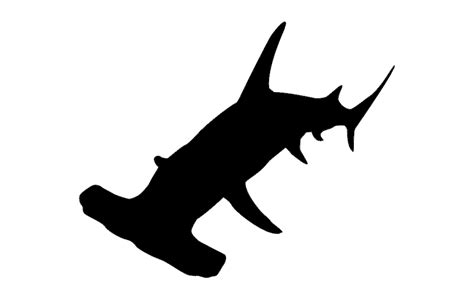 Hammer Head Shark Silhouette dxf File Free Download - 3axis.co