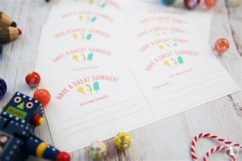 Free Printable Keep In Touch Cards - Printable Online