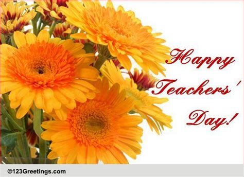 Teachers' Day (India) Cards, Free Teachers' Day (India) Wishes | 123 Greetings